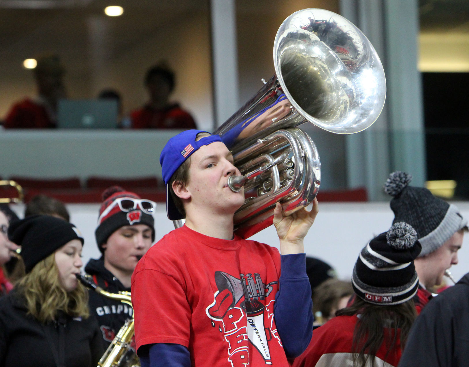 Chi-Hi boys hockey vs Verona at Division 1 state semifinals 3-6-20